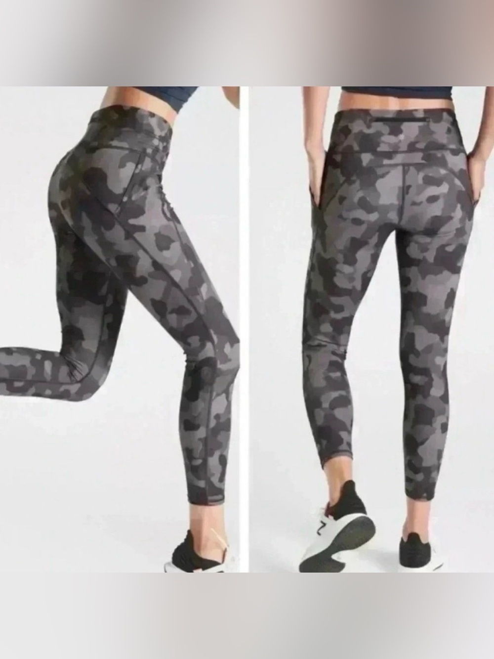 ATHLETA Lightning Camo 7/8 Tight Legging